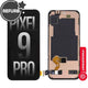REFURB FULL ORIGINAL OLED Screen Digitizer with Bezel Frame and Fingerprint Sensor for Google Pixel 9 Pro-Black