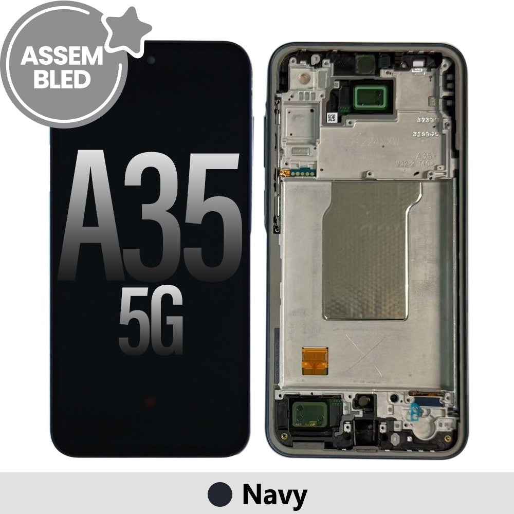 ASSEMBLED OLED Screen Replacement for Samsung Galaxy A35 5G A356B-Navy