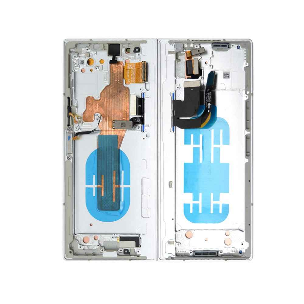 ASSEMBLED OLED Screen Replacement with Frame for Samsung Galaxy Z Fold6 5G F956B -White