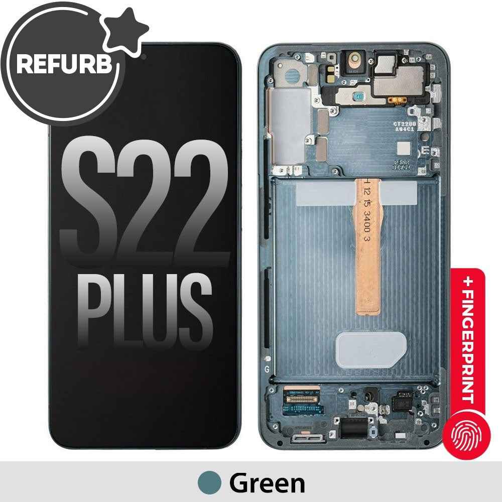 REFURB OLED Screen Replacement with Frame for Samsung Galaxy S22 Plus S906B