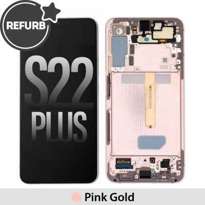 REFURB OLED Screen Replacement with Frame for Samsung Galaxy S22 Plus S906B