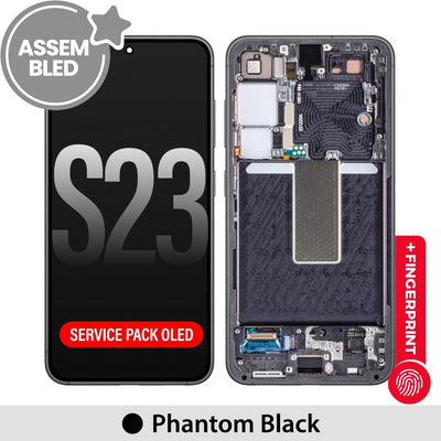 ASSEMBLED OLED Screen Replacement with Frame for Samsung Galaxy S23 S911B