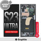 Samsung Galaxy S23 Ultra 5G G918B AMPLUS OLED Screen Replacement Digitizer with Frame-Cream (improved edition