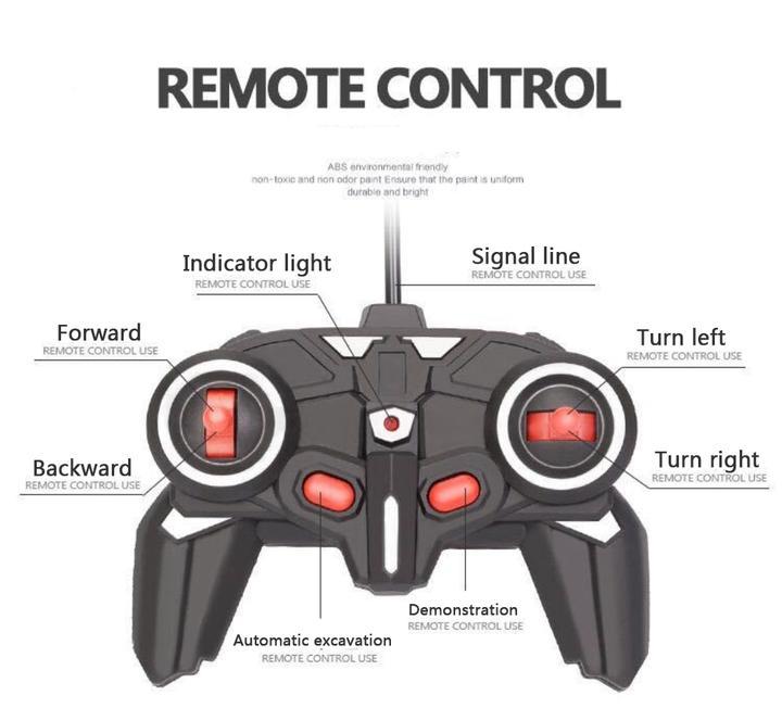 Remote control excavator For Kids & Children - MyMobile