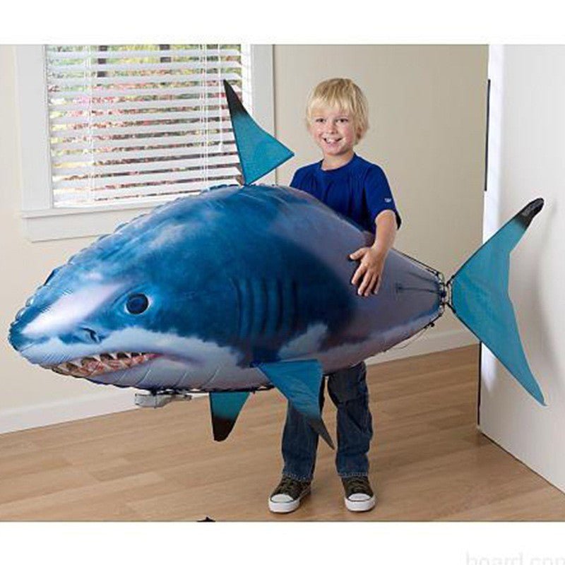 Remote Control Shark Toy Air Swimming Fish Infrared Flying RC Airplanes Balloons - MyMobile