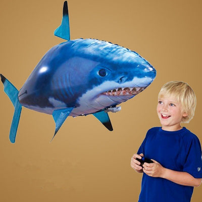 Remote Control Shark Toy Air Swimming Fish Infrared Flying RC Airplanes Balloons - MyMobile