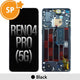 OLED Screen Digitizer Replacement with Frame for OPPO Reno4 Pro 5G (Service Pack) - Black