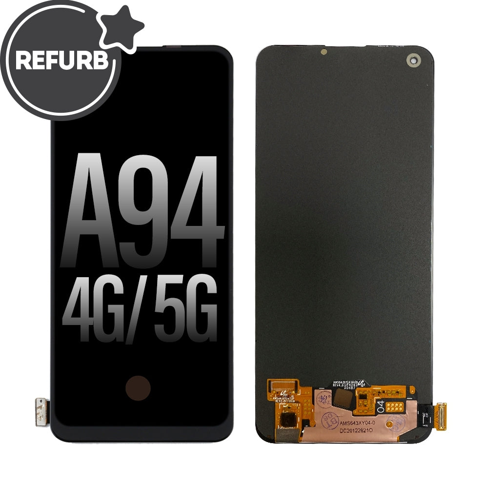REFURB OLED Screen Digitizer Replacement for OPPO A94 5G / A94 4G / Reno4 SE 5G / Reno5 Lite / Reno5 F 4G / Reno5 Z 4G / Reno6 Z 5G / A95 5G / F19 Pro 4G / F19 Pro+ 5G / Realme V15 5G / Realme X7 5G / Realme Q2 Pro 5G / Realme 8Pro 4G