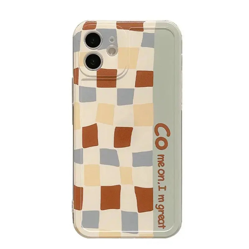 Retro Lattice Suitable Mobile Phone Case - MyMobile