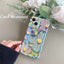 Retro Oil Painting Phone Case Blu - ray Flowers Shockproof Case For iPhone 14 - MyMobile