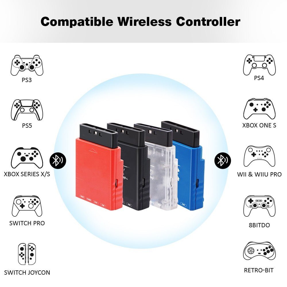 RetroScaler BlueRetro Wireless Game Controllers Adapter Nintendo Switch Game Contorller - MyMobile