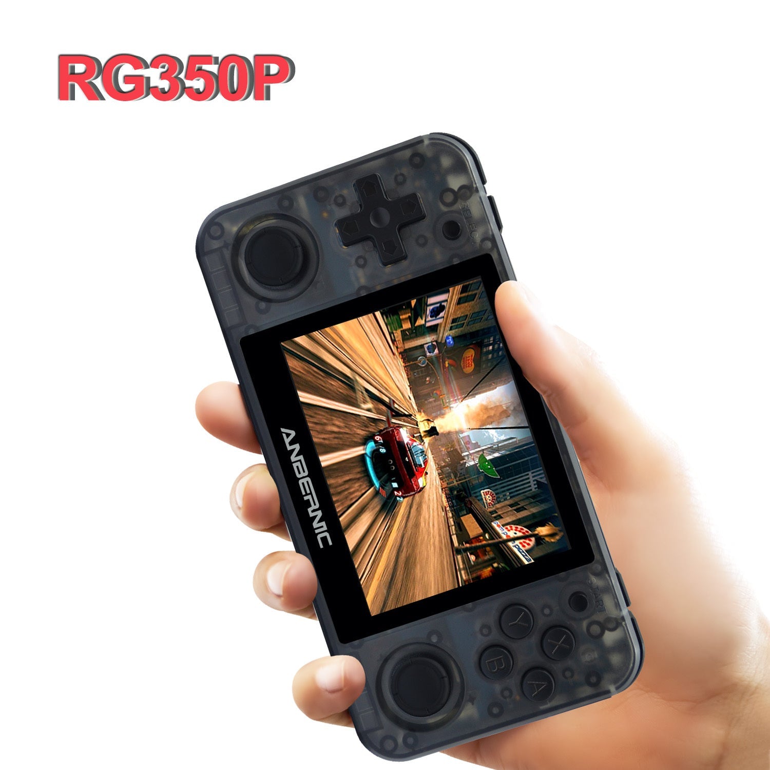 RG350P plastic shell IPS full screen source handheld double game console PS1 - MyMobile