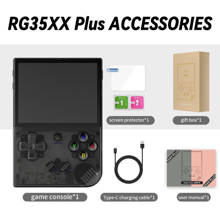 RG35XX PLUS Handheld Game Machine Vertical Retro Handheld Game Machine - MyMobile