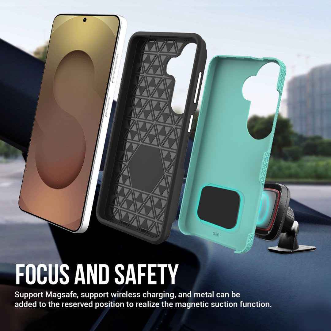 Rhinos Rugged Shockproof Case Cover With Magnetic Ring for Samsung Galaxy S26