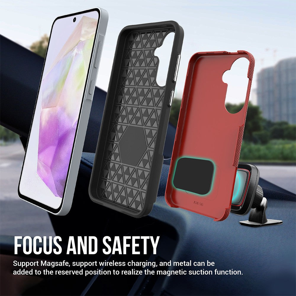 Rhinos Rugged Shockproof Case Cover for Samsung Galaxy A36 5G A366 / A56 5G A566 / A37 5G 376B