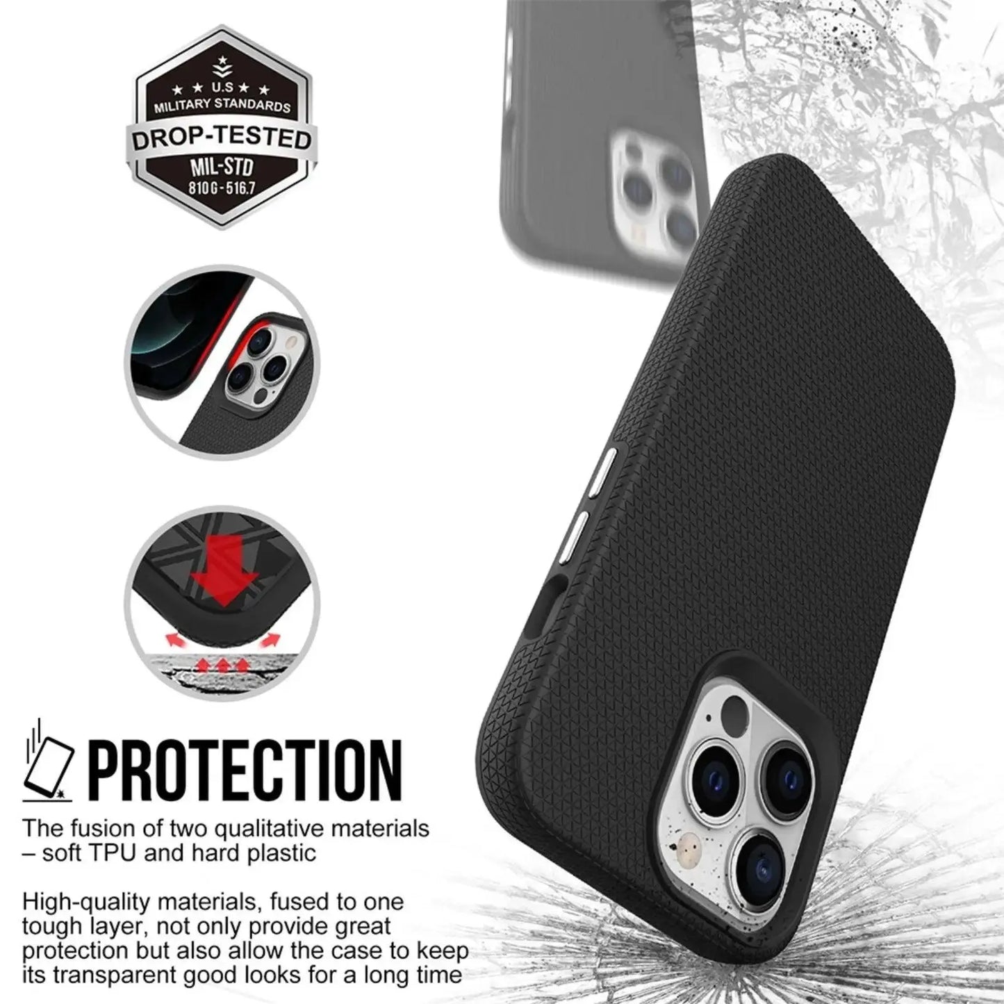 Rhinos Rugged Shockproof Case For Iphone 14 Pro Max - MyMobile