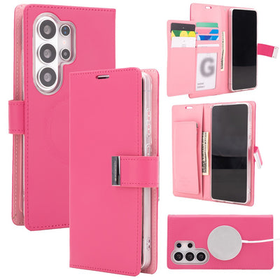 Mercury Rich Diary Case Cover With Magnetic Ring for Samsung Galaxy S26 Ultra