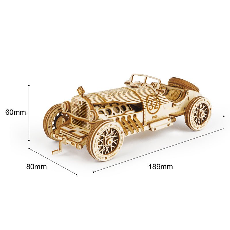 Robotime 3D Wooden Puzzle Prime Steam Express Model DIY Kit Puzzle Toy - MyMobile