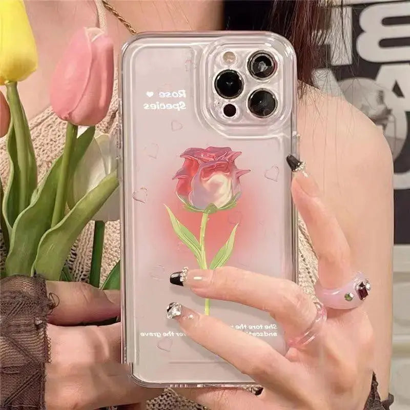 Rose Mobile Phone Case 13promax Female - MyMobile