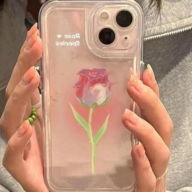 Rose Mobile Phone Case 13promax Female - MyMobile