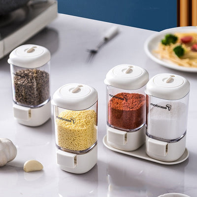 Rotary Seal Home Kitchen Seasoning Jar Combination Set - MyMobile