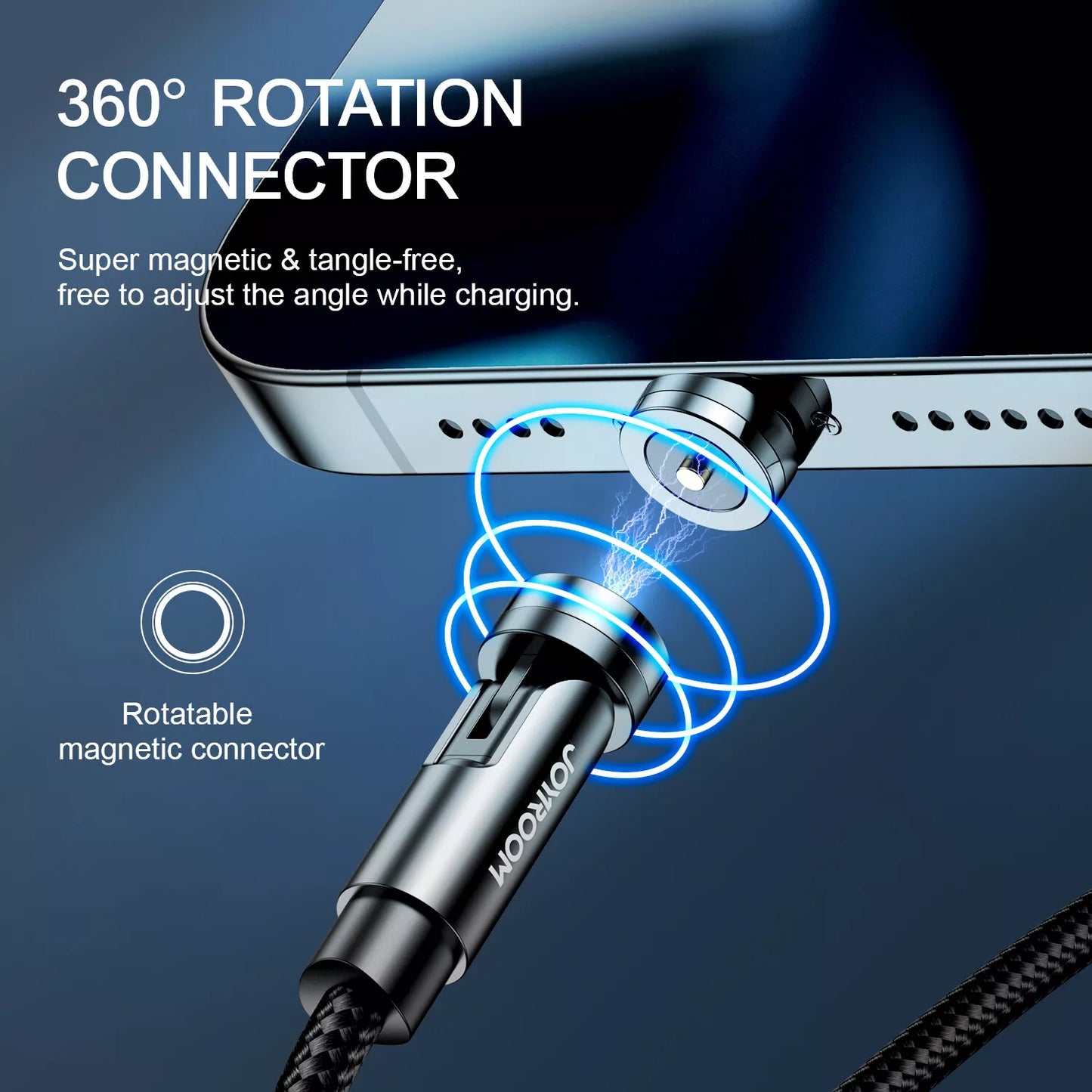 Joyroom - Magnetic Right Angle Charge Cable Lightning Usb-c Micro - MyMobile