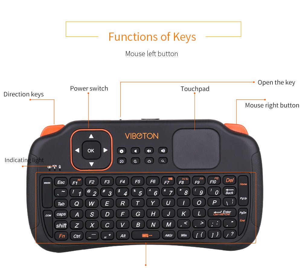 S1 Mini Wireless Bygoad With Mouse Typadnd - MyMobile