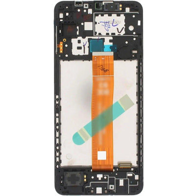 Samsung Galaxy A12 Nacho A127F OLED Screen Replacement Digitizer with Frame GH82 - 26485A (Service Pack) - Black - MyMobile