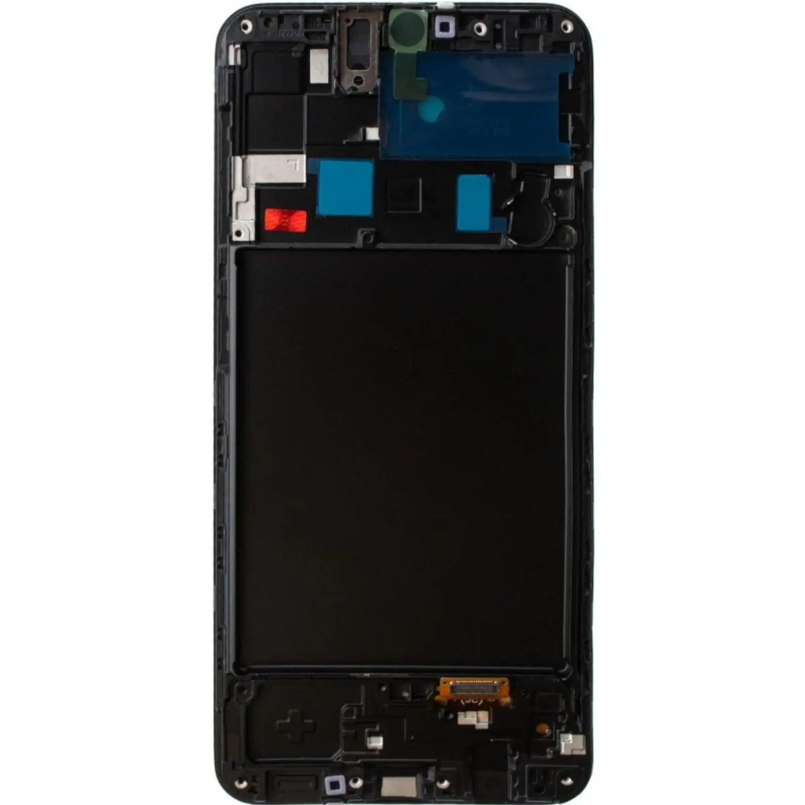 Samsung Galaxy A20 A205F AMPLUS OLED Screen Replacement Digitizer with Frame - Black - MyMobile