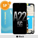 Samsung Galaxy A22 5G A226B OLED Screen Replacement Digitizer with Frame GH81-20694A (Service Pack)-Black (GENUINE SERVICE PACK FROM SAMSUNG)