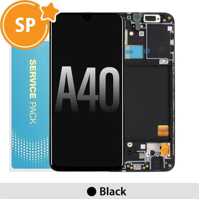 Samsung Galaxy A40 A405F OLED Screen Replacement Digitizer GH82 - 19672A / 19674A (Service Pack) - Black - MyMobile