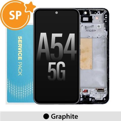 Samsung Galaxy A54 5G A546 OLED Screen Replacement Digitizer GH82 - 31232A (Service Pack) - Graphite - MyMobile