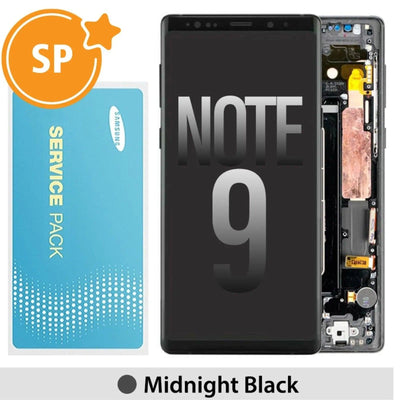 Samsung Galaxy Note 9 N960F OLED Screen Replacement Digitizer GH97 - 22269A22270A (Service Pack) - Midnight Black - MyMobile