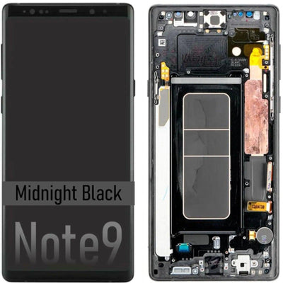 Samsung Galaxy Note 9 N960F OLED Screen Replacement Digitizer GH97 - 22269A22270A (Service Pack) - Midnight Black - MyMobile