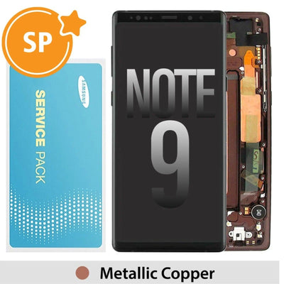 Samsung Galaxy Note 9 N960F OLED Screen Replacement Digitizer GH97 - 22269D22270D (Service Pack) - Metallic Copper - MyMobile