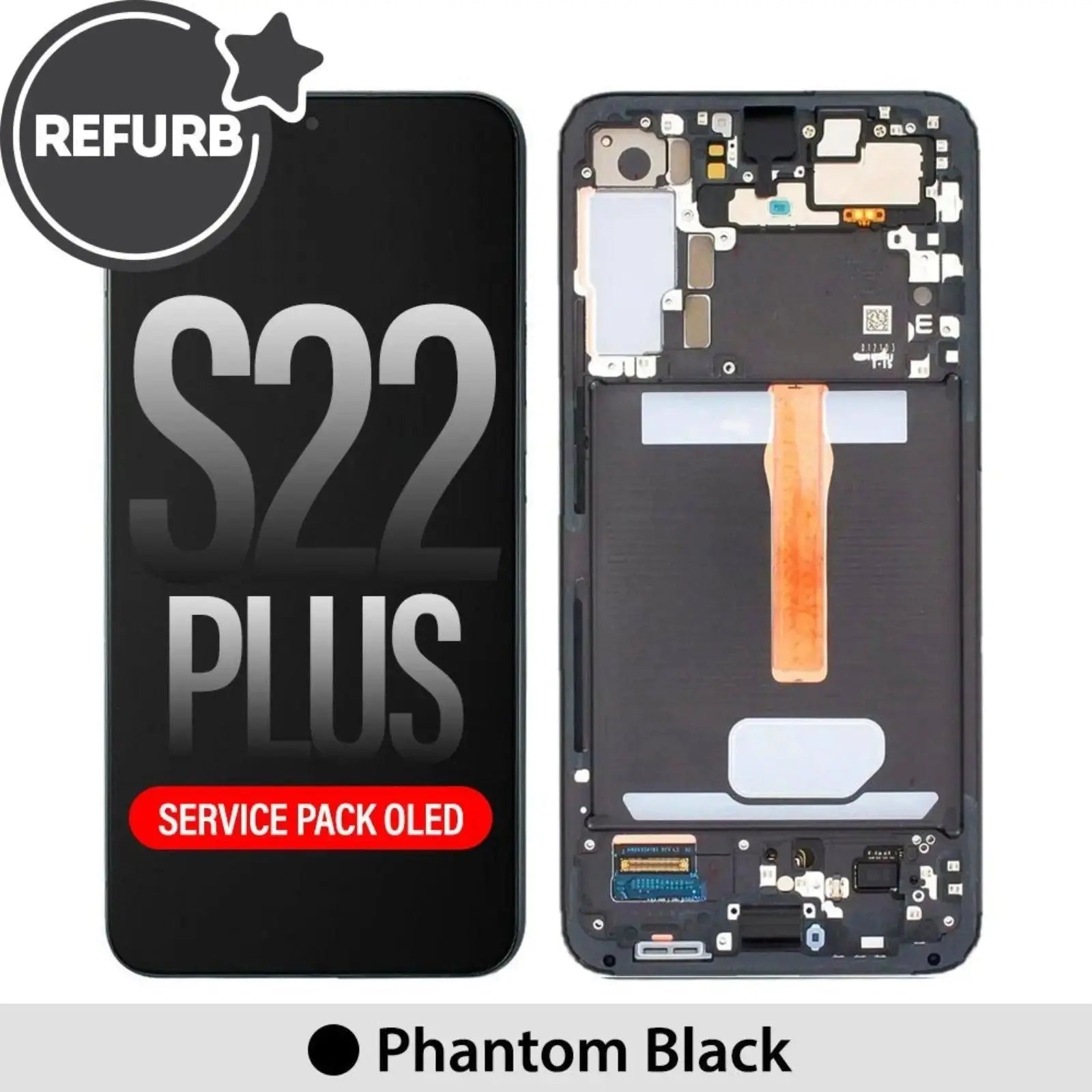 Samsung Galaxy S22 Plus S906B REFURB OLED Screen Replacement (SERVICE PACK SCREEN REFURBISH NEW FRAME ASSEMBLED ) - MyMobile