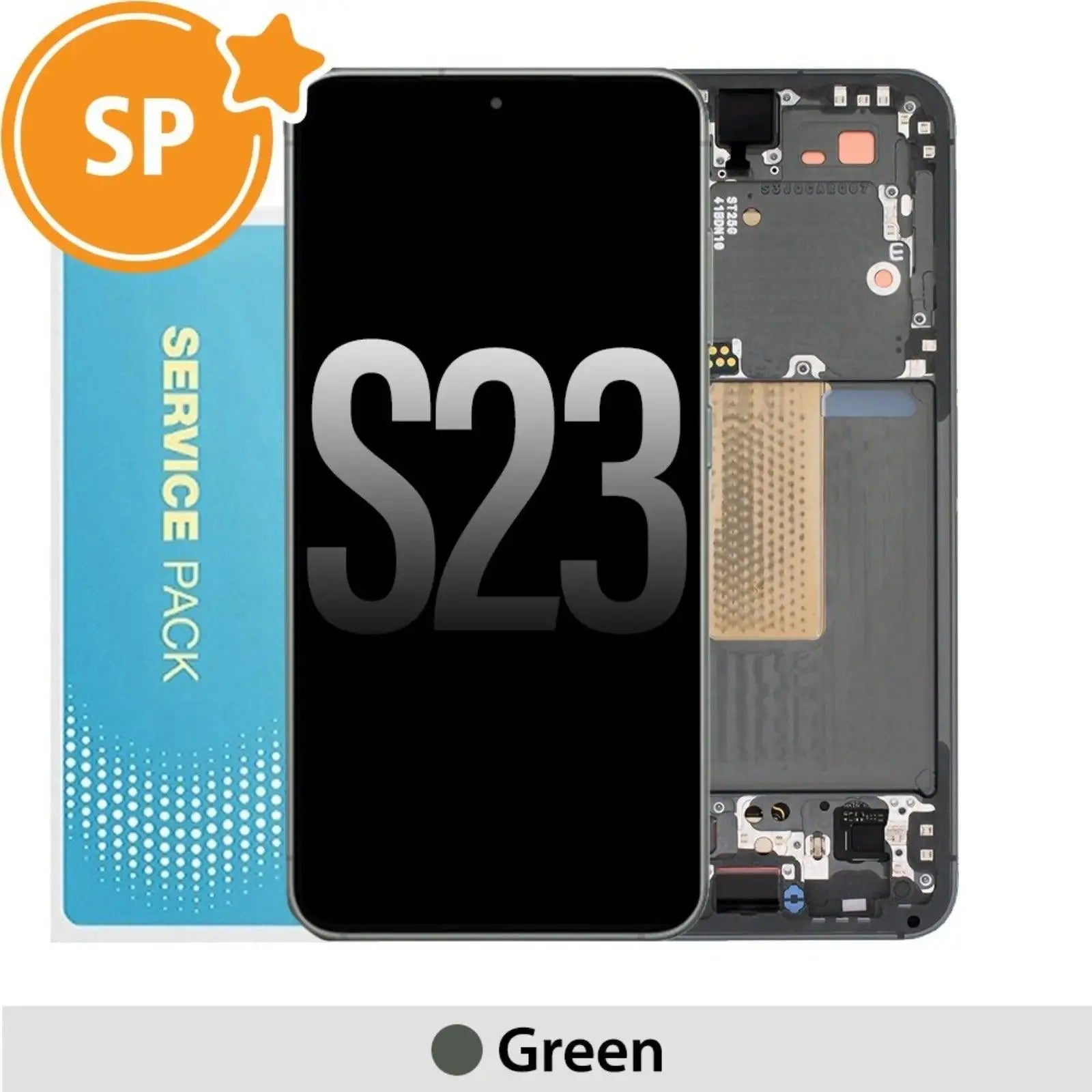 Samsung Galaxy S23 5G S911B OLED Screen Replacement Digitizer with Frame (Service Pack) - MyMobile