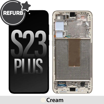 Samsung Galaxy S23 Plus 5G S916B REFURB OLED Screen Replacement Digitizer with Frame - MyMobile