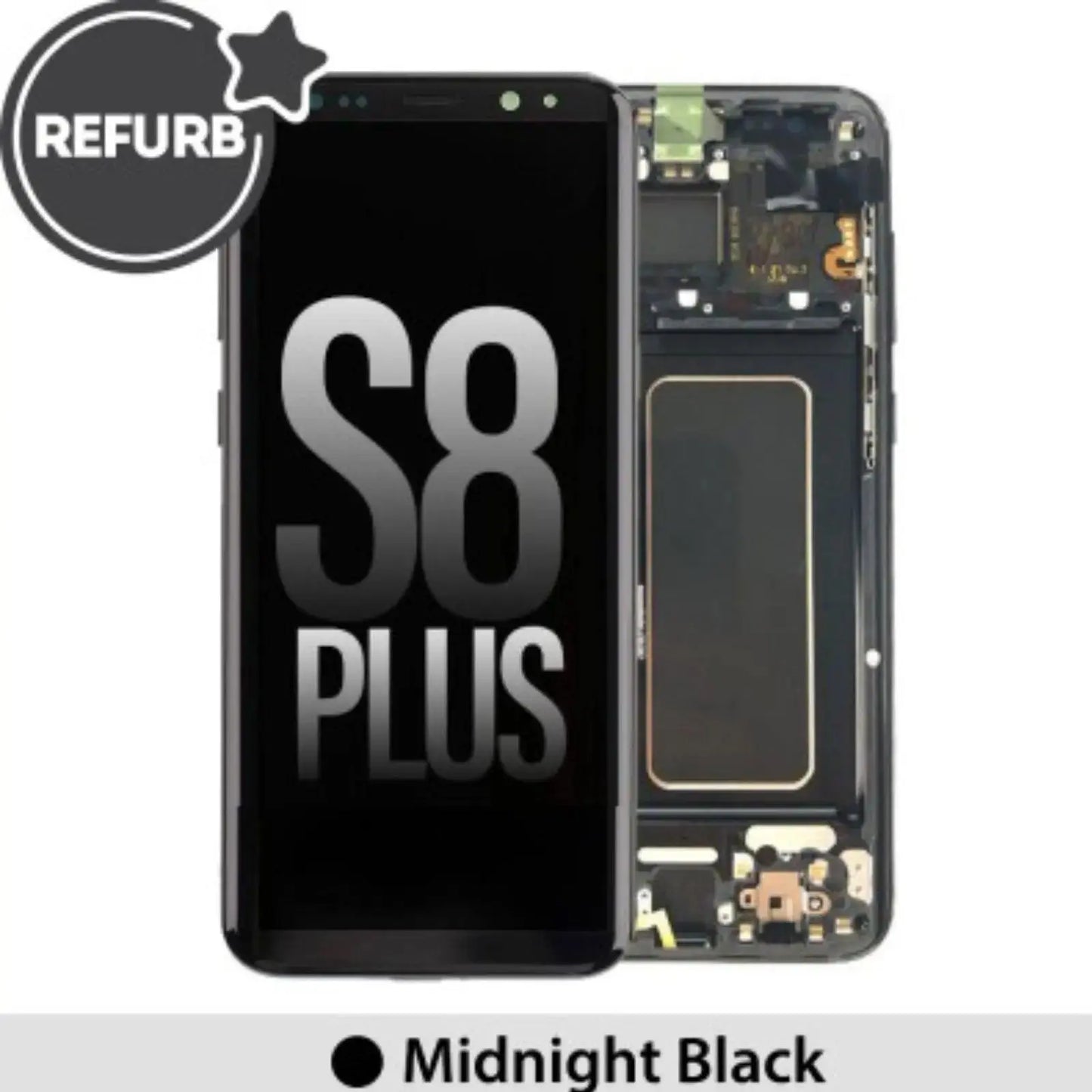 Samsung Galaxy S8 Plus REFURB OLED Screen Replacement Digitizer with Frame G955F - MyMobile