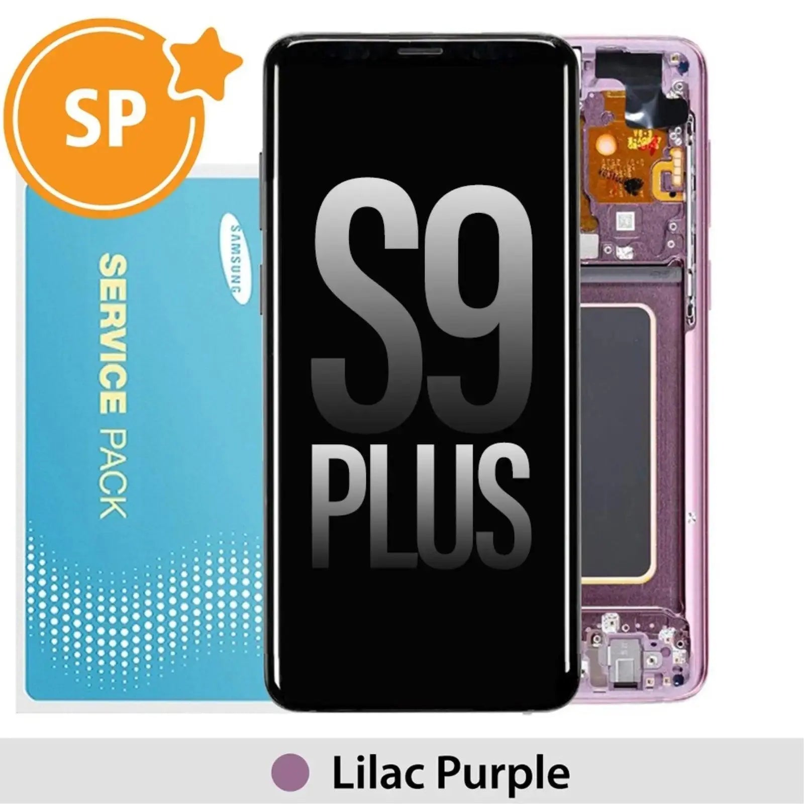 Samsung Galaxy S9 Plus G965F OLED Screen Replacement Digitizer GH97 - 21691B (Service Pack) - Lilac Purple - MyMobile