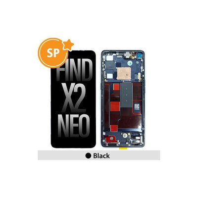 (Service Pack) LCD Screen Repair for OPPO Find X2 Neo 4904017 with Frame - Black - MyMobile