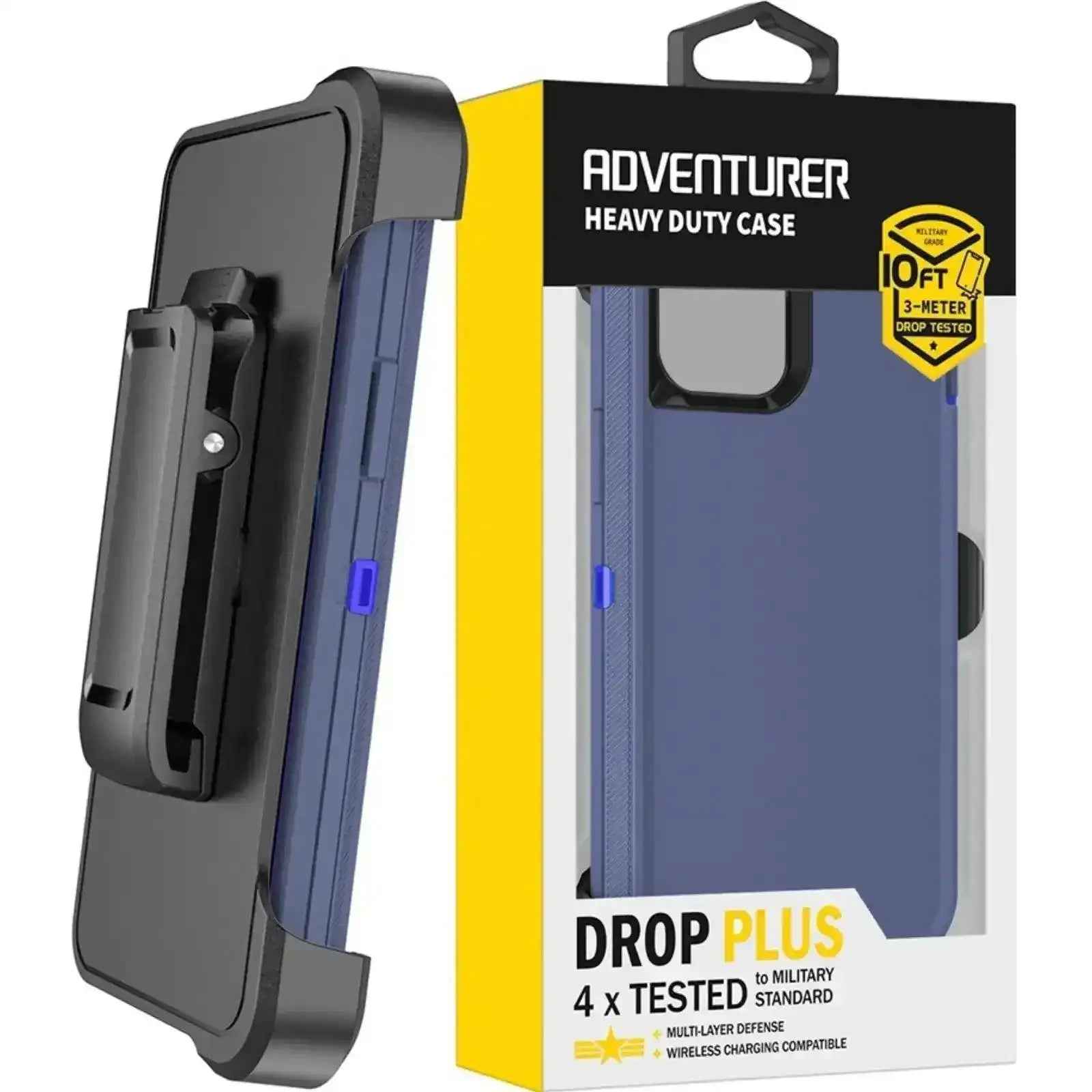 Shockproof Robot Armor Hard Plastic Case With Belt Clip For Iphone 14 Pro Max - MyMobile