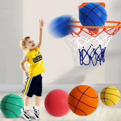 Silent High Density Foam Sports Ball Indoor Mute Basketball Children Sports Toy Games - MyMobile