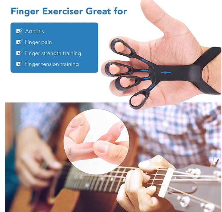 Silicone Grip Device Finger Exercise Stretcher Arthritis Hand Grip Trainer To Relieve Pain - MyMobile