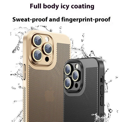 Simple And Versatile Electroplated Heat Dissipation All Inclusive Phone Case For iPhone 16 - MyMobile