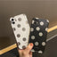 Simple Bronzing Wave Dot Mobile Phone Case For iPhone 14 - MyMobile