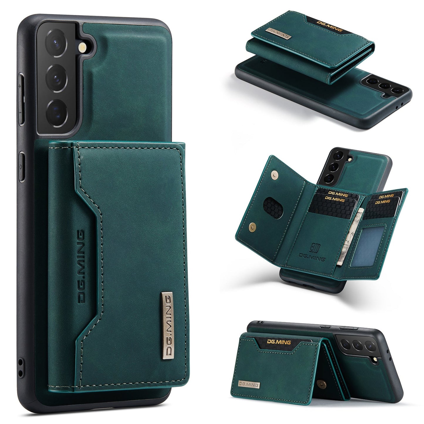 Simple Solid Color Magnetic Card Case For Samsung Galaxy Z Fold - MyMobile