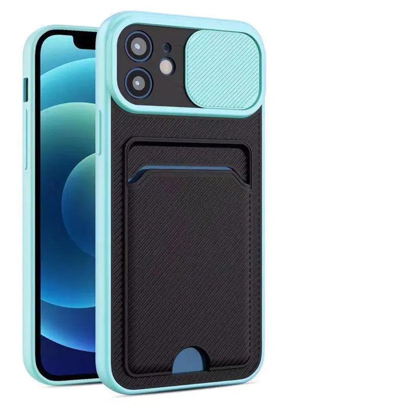 Sliding Lens Card Protective Sleeve Mobile Phone Case - MyMobile