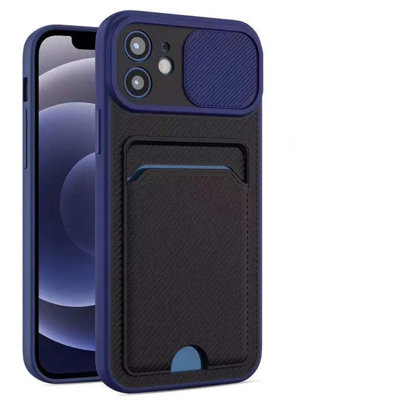 Sliding Lens Card Protective Sleeve Mobile Phone Case - MyMobile