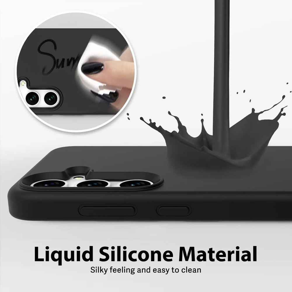 REDEFINE Liquid Silicone Case Cover with Magnetic Ring for Samsung Galaxy S25 FE
